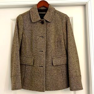 Banana Republic Tweed coat. Sz S